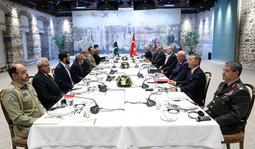 İstanbul- Cumhurbaşkanı Erdoğan, Pakistan Başbakan'ı Şerif'i kabul etti