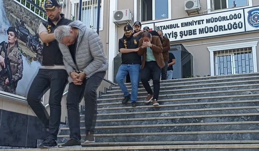 İstanbul- İstanbul'da 'change' otomobil operasyonu; 9 şüpheli gözaltına alındı