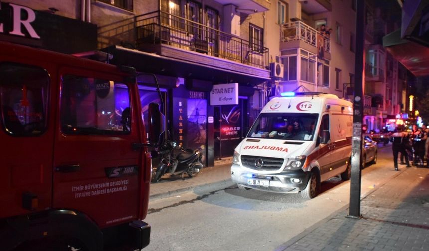 İzmir’de gaz sızıntısı sonrası patlama: 4 yaralı; o anlar kamerada