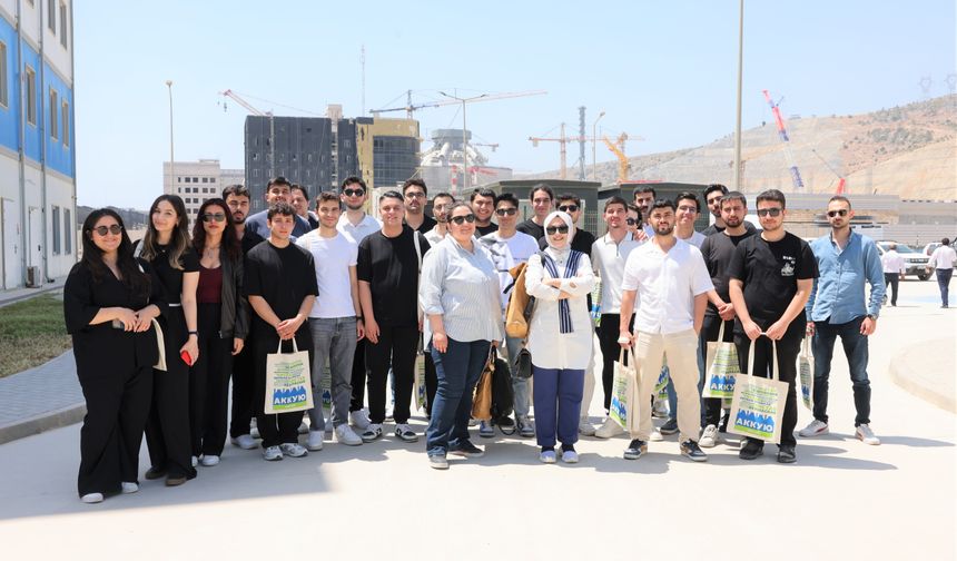 OSTİM Teknik Üniversitesi öğrencileri Akkuyu NGS sahasını ziyaret etti