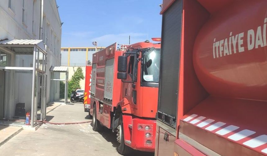 Pamuk fabrikasında yangın; 2 işçi dumandan etkilendi