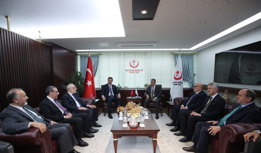 Saadet Partisi lideri Arıkan, Destici’yi ziyaret etti