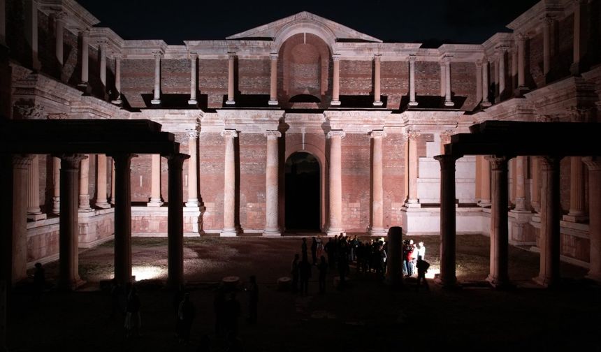 Sardes Antik Kenti'nde ilk kez gece müzeciliği deneyimi/ Ek fotoğraflar