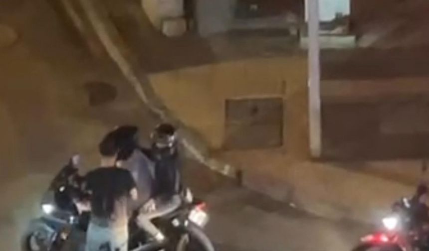 Tartıştığı motosikletlinin üzerine döner bıçağıyla yürüyen sürücü tutuklandı