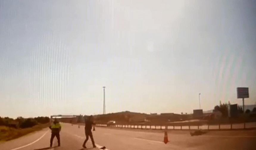 Tekirdağ'da 'dur' ihtarına uymayan sürücünün cipiyle çarptığı polisin tedavisi sürüyor