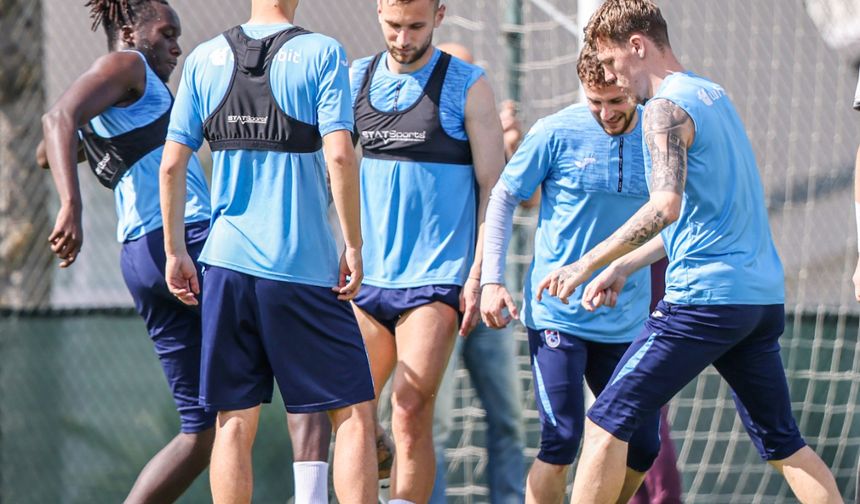 Trabzonspor, Samsunspor maçı hazırlıklarını sürdürüyor