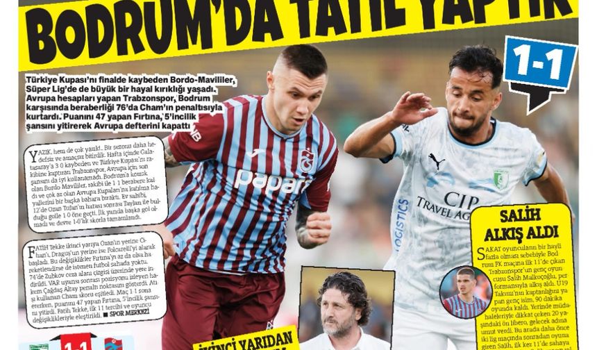 Trabzonspor'un tadı yok