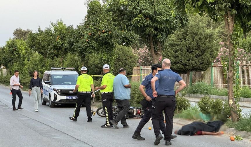 Aydın'da ağaca çarpan motosikletli öldü