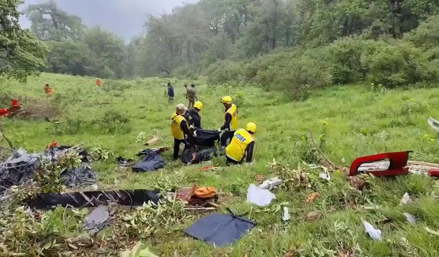 Hindistan'da helikopter kazası: 7 ölü