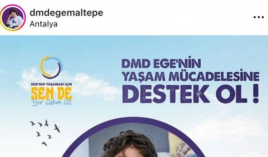 Kas erimesi hastası Ege'nin tedavisi için zamanla yarış