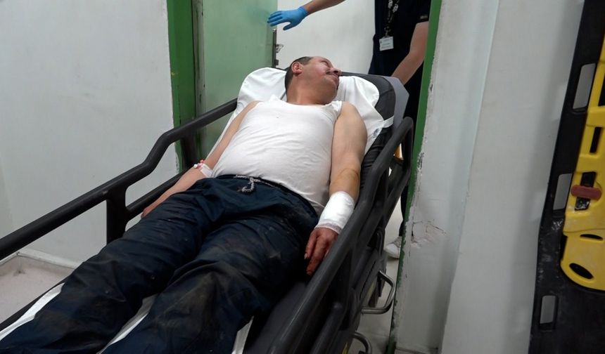 Samsun'da acemi kasaplar hastanelere koştu
