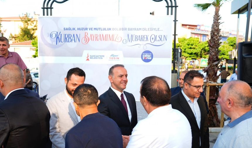 Sancaktepe'de bayram sofrası kuruldu