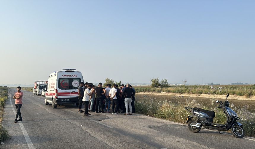 Sulama kanalında akıntıya kapılan Feryat'ın cansız bedenine ulaşıldı