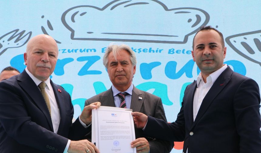 Erzurum'da 55 çeşit ürünün yer aldığı 'Kahvaltı Festivali' /Ek fotoğraflar