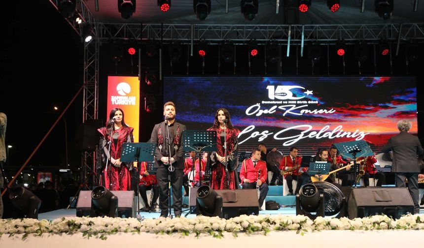 Gaziantep'te etkinliğin adresi ‘15 Temmuz Demokrasi Meydanı' oldu