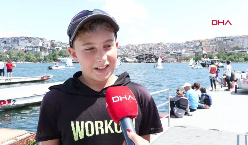 Haliç'te Optimist Türkiye Takım Şampiyonası başladı