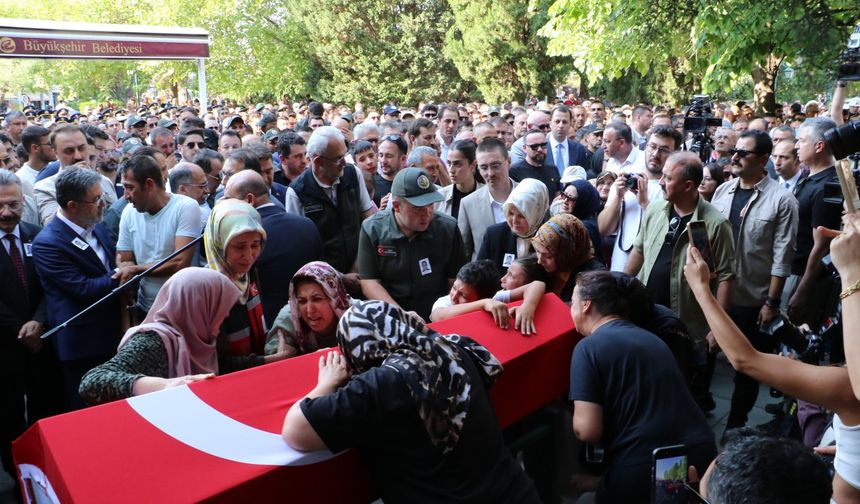 Orman şehidi Dereli, son yolcuğuna uğurlandı