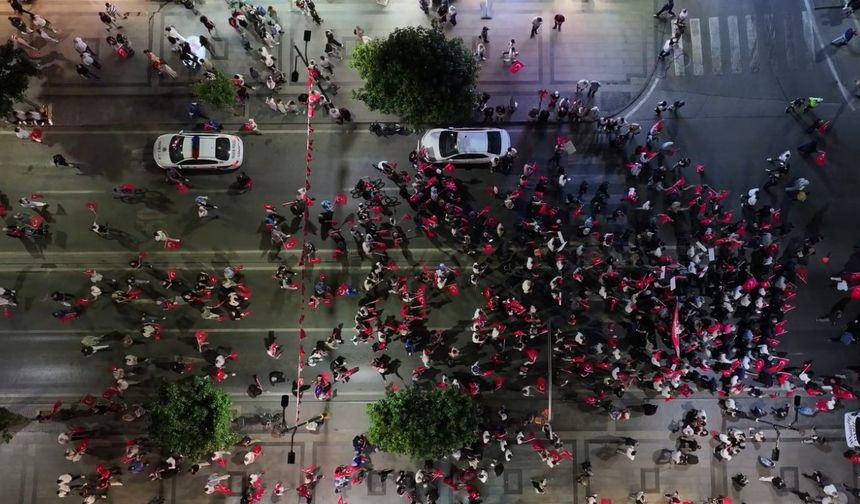 Sivas'ta '15 Temmuz' yürüyüşü