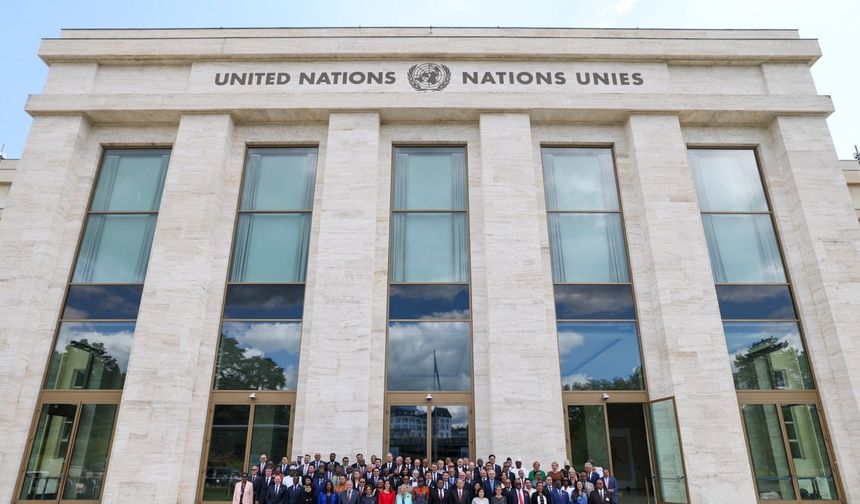 TBMM Başkanı Kurtulmuş, 6’ncı Dünya Parlamento Başkanları Konferansı aile fotoğrafında yer aldı