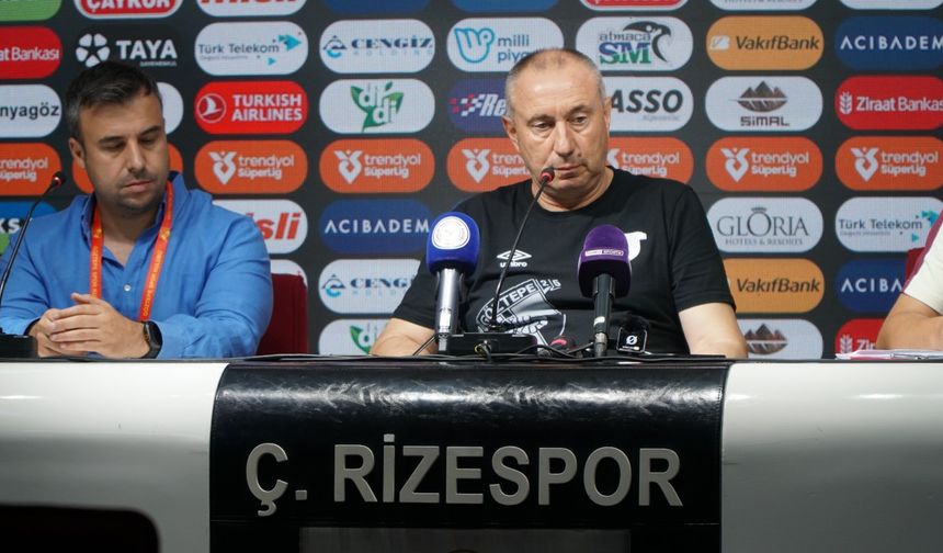 Çaykur Rizespor - Göztepe maçının ardından