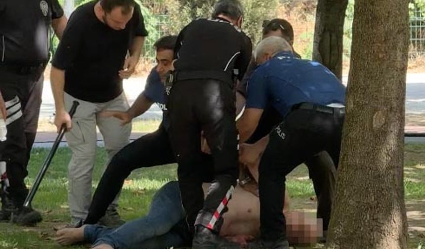 Esnafa bıçakla saldırınca darbedildi, götürüldüğü hastaneden kaçıp, intihara kalkıştı