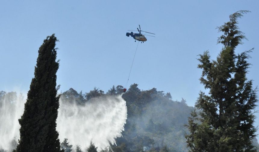 Manisa Soma'daki yangın 2'nci gününde (2)