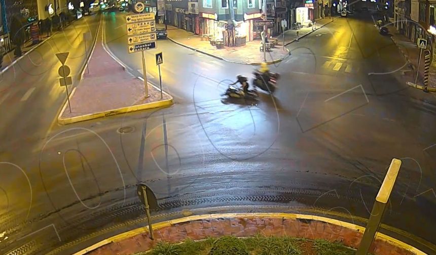 Sakarya'da kazalar kameralara yansıdı