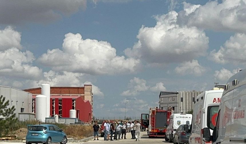 Tekirdağ'da fabrikada kazan patladı; 2 ölü (2)