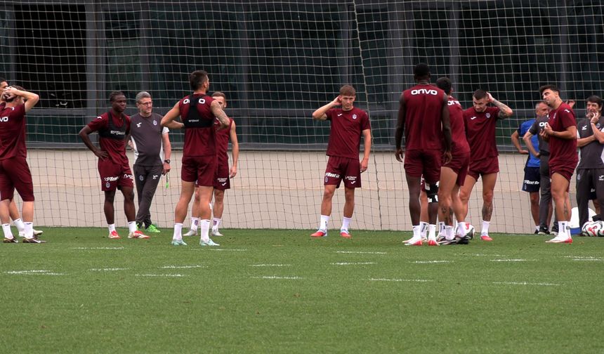 Trabzonspor, Samsunspor maçı hazırlıklarını sürdürüyor / Haber eklendi