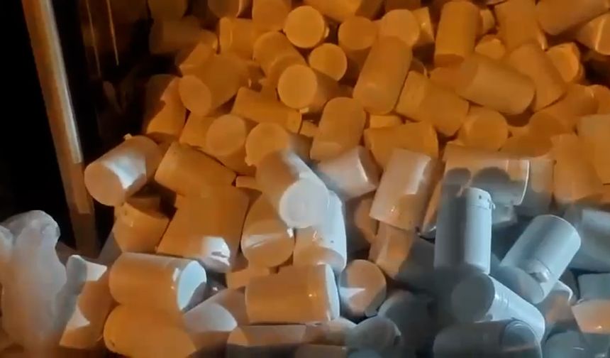 Bulaşık makinesinde 53 bin uyuşturucu hap ele geçirildi