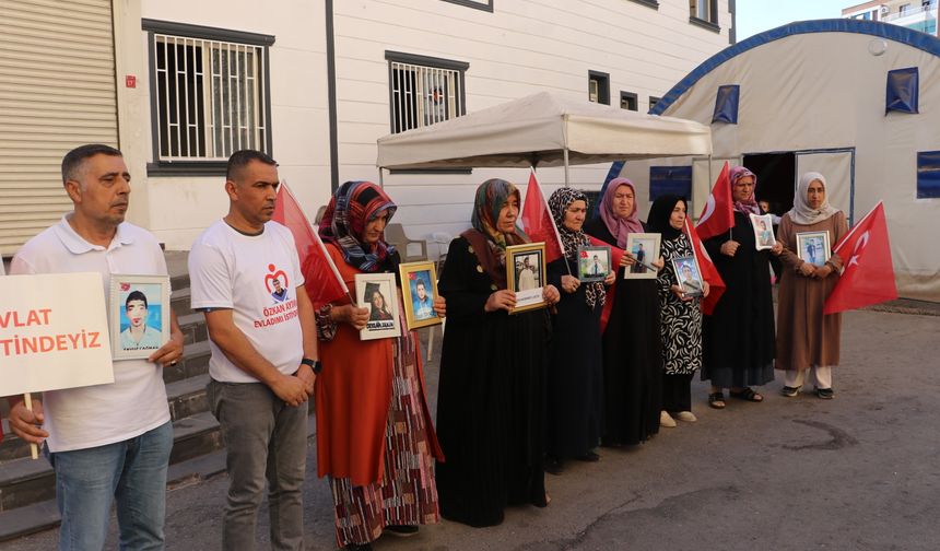 Diyarbakır'da evlat nöbetindeki aile sayısı 385 oldu