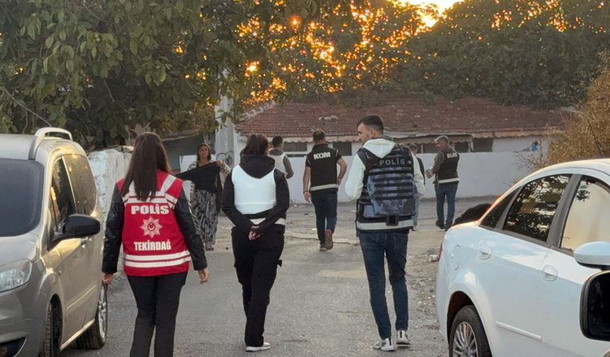 Tekirdağ'da 'Günaydın' adı verilen uyuşturucu operasyonunda 26 gözaltı