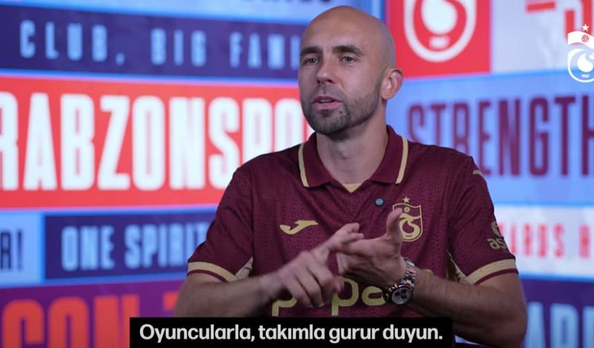 Trabzonspor'un unutulmaz yıldızı Adrian Mierzejewski'nden taraftara çağrı