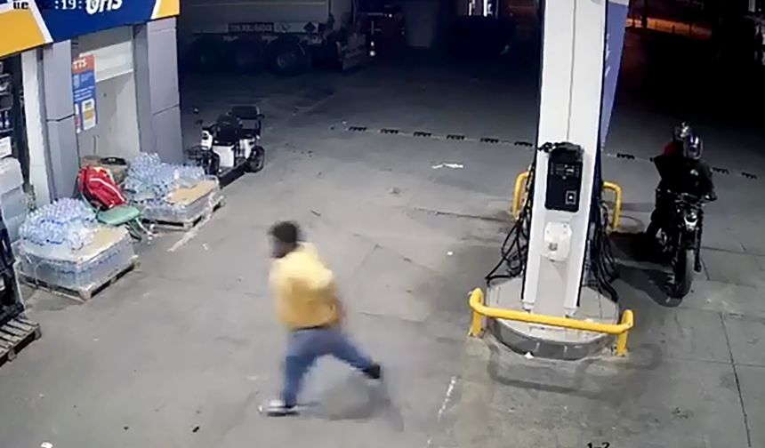 Akaryakıt istasyonlarını soyan kasklı şüpheliler tutuklandı