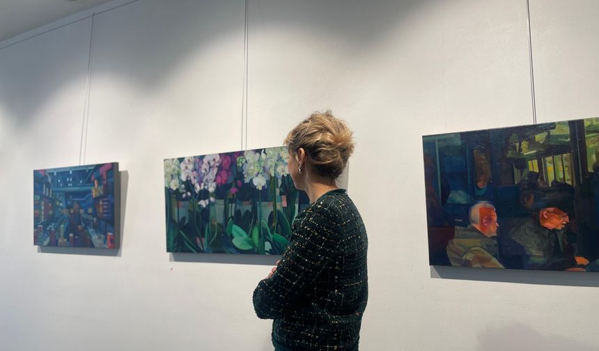 Ankara temalı 'Gri' resim sergisi açıldı