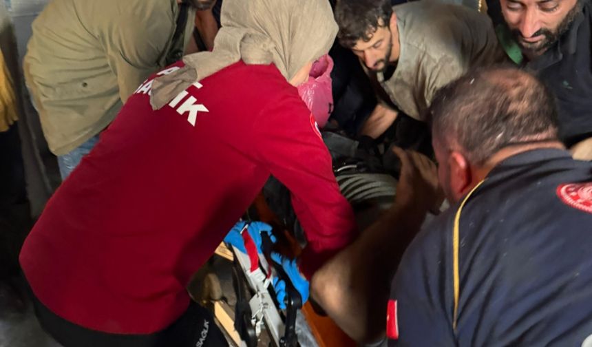 Ayağını makineye kaptıran işçi ağır yaralandı