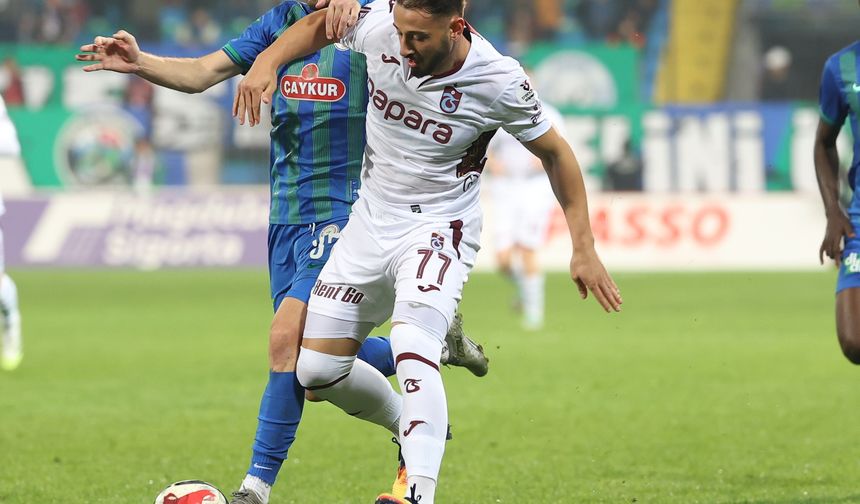 Çaykur Rizepor- Trabzonspor: 1-2