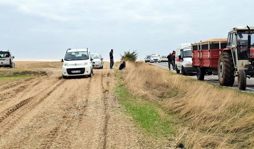 Edirne'de 2 otomobil kazaya karıştı; 3 yaralı