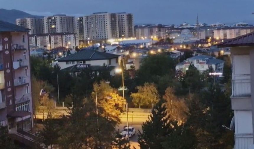 Erzurum'da 3.5 büyüklüğünde deprem