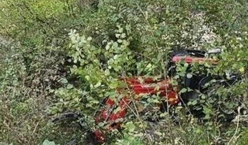 Ordu'da yoldan çıkıp 300 metre yuvarlanan traktörün sürücüsü öldü