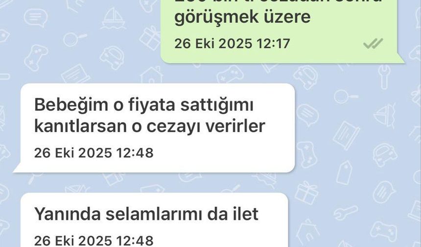 Otomobilini güncel fiyatının üzerinde satmaya çalışan kişiye 279 bin lira ceza