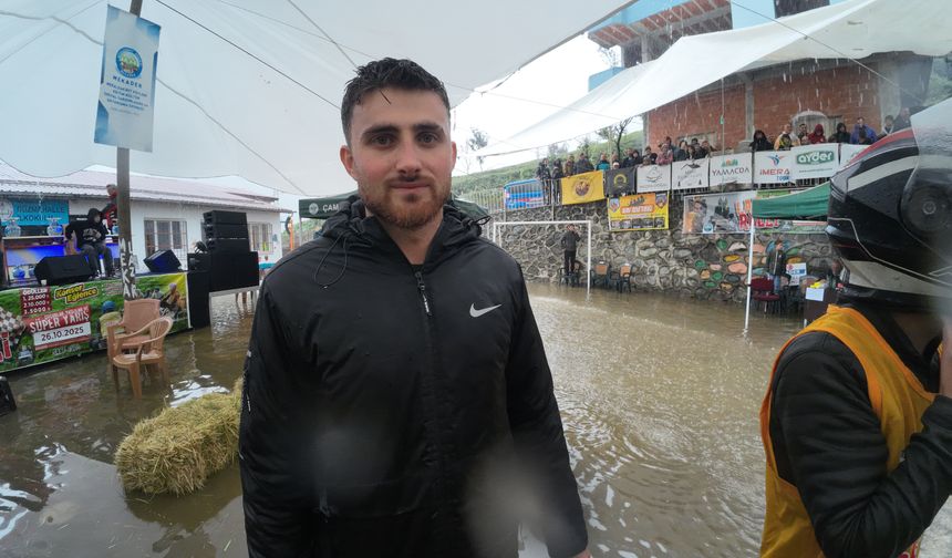 Rize'de sağanak altında 'Laz Ralli' heyecanı