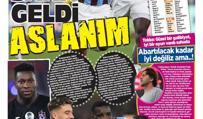 Trabzonspor'un gözü zirvede; 4x4'lük fırtına