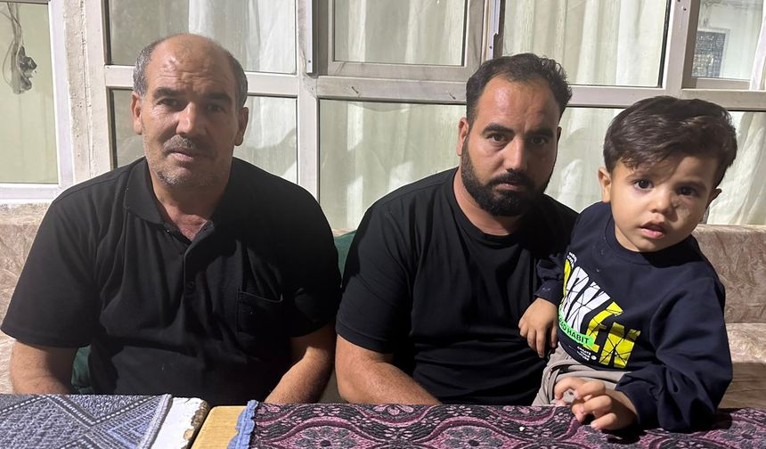 Yorgun mermi, 4 yaşındaki çocuğun gözünün altına isabet etti