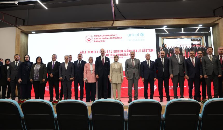 Aile Temelli Ulusal Erken Müdahale Sistemi, 4 pilot ilde uygulanmaya başladı