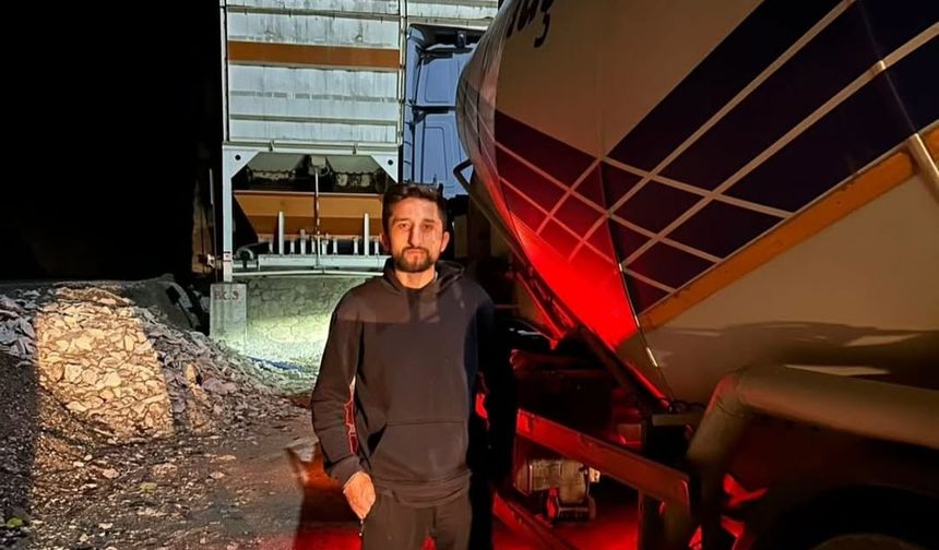 Arızayı giderirken silobas tankının altında kalan TIR şoförü öldü