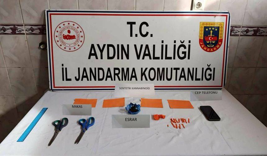 Aydın'da uyuşturucu operasyonu; 1 gözaltı