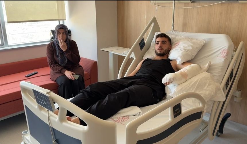 Çalıştığı iş yerinde besledikleri köpeğin saldırısında yaralandı