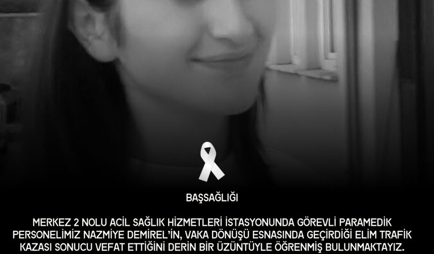 Kamyonetin yaya geçidinde çarptığı sağlık personeli kurtarılamadı