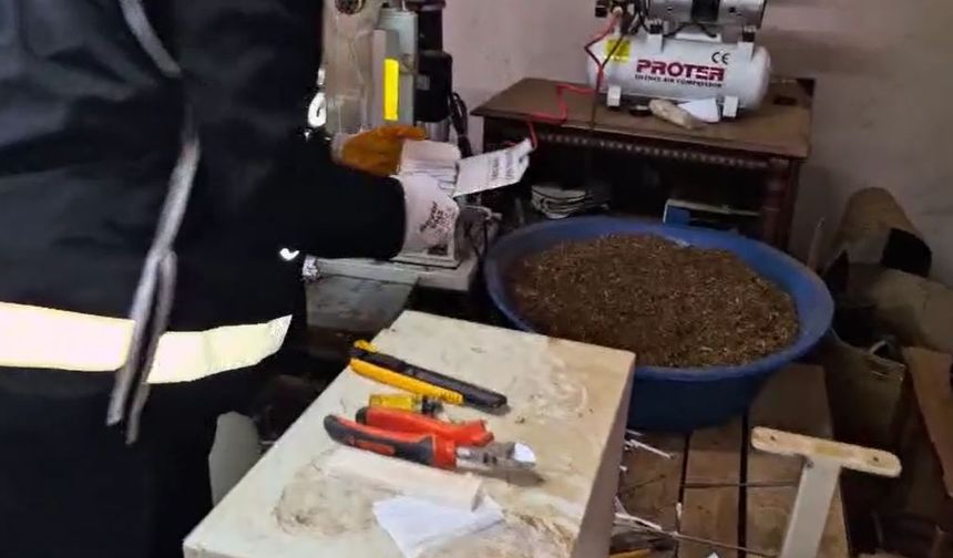 Kayseri'de 49 bin adet makaron ele geçirildi